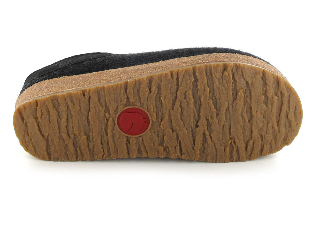 1 HAFLINGER-Clogs-Grizzly-Torben-Charcoal #farbe_Grey