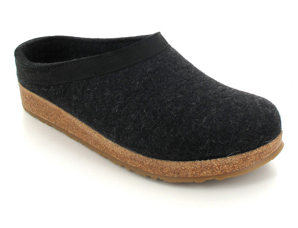 HAFLINGER-Clogs-Grizzly-Torben-Charcoal #farbe_Grey