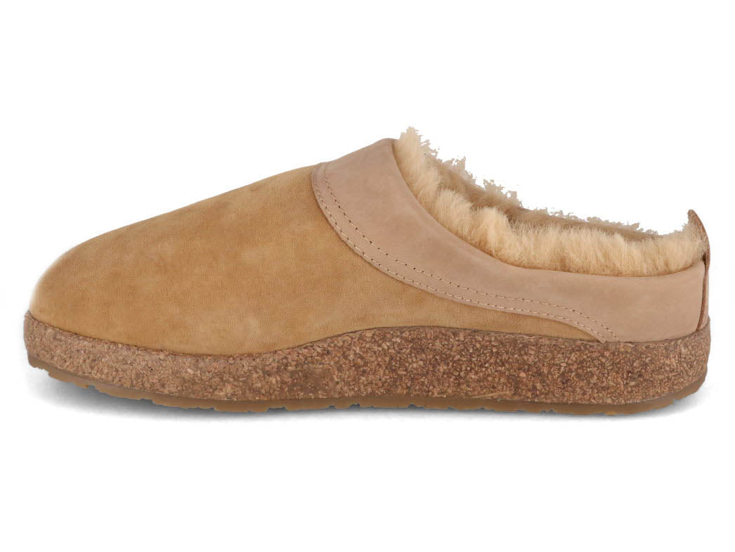 1 HAFLINGER-Clog--Snowbird-Beige #farbe_Brown