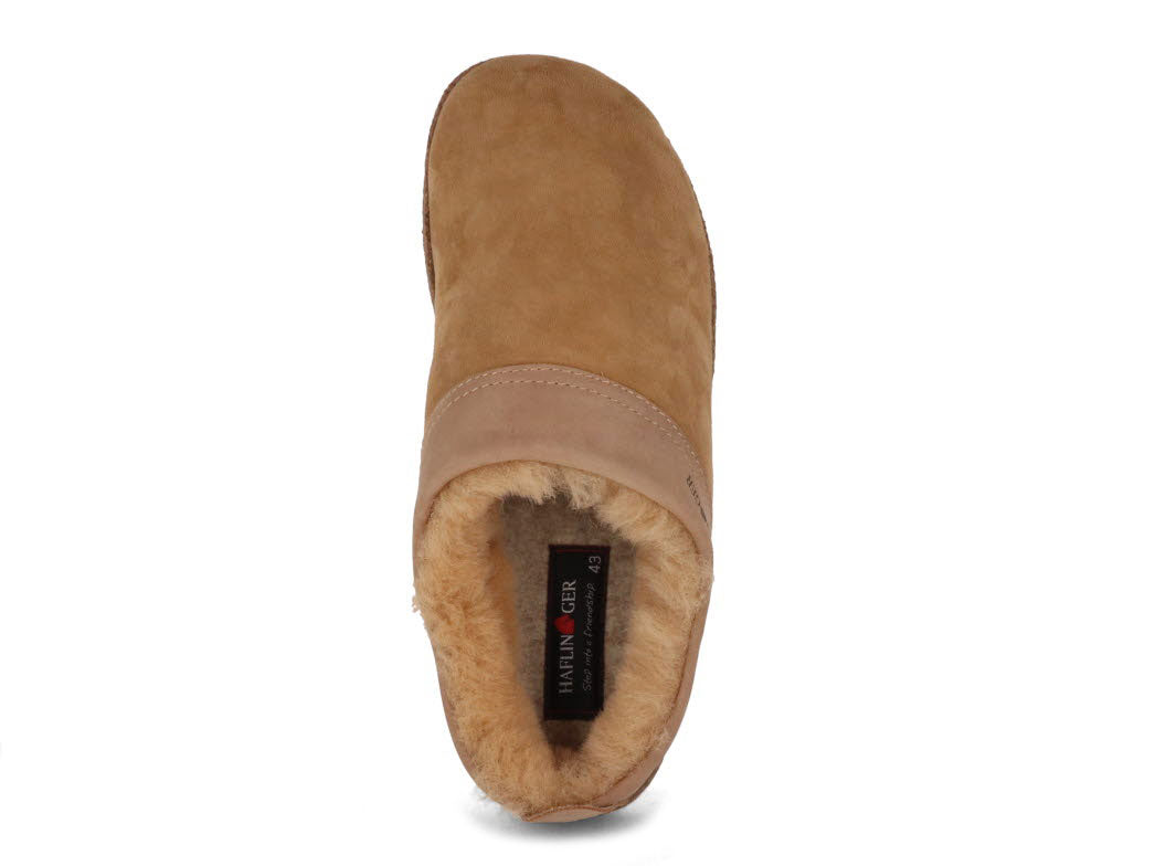 1 HAFLINGER-Clog--Snowbird-Beige #farbe_Brown
