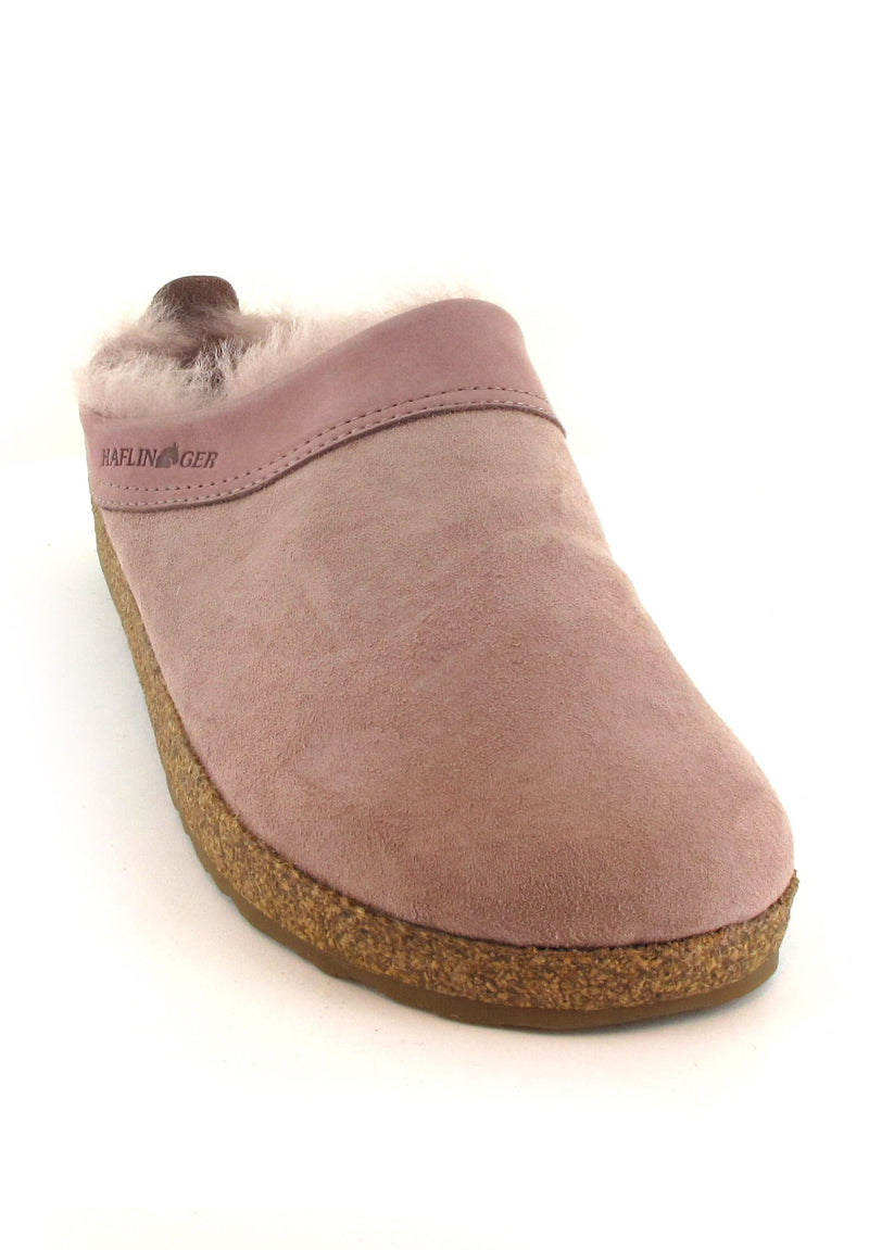 1 HAFLINGER-Womens-Slippers-with-Shearling-Snowbird-rosewood #farbe_Pink