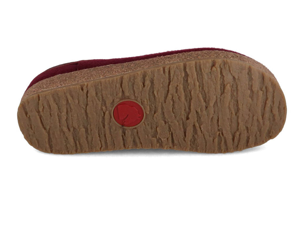 1 HAFLINGER-GZ-Buffalo-Slippers-with-Arch-Support-bordeaux #farbe_Red