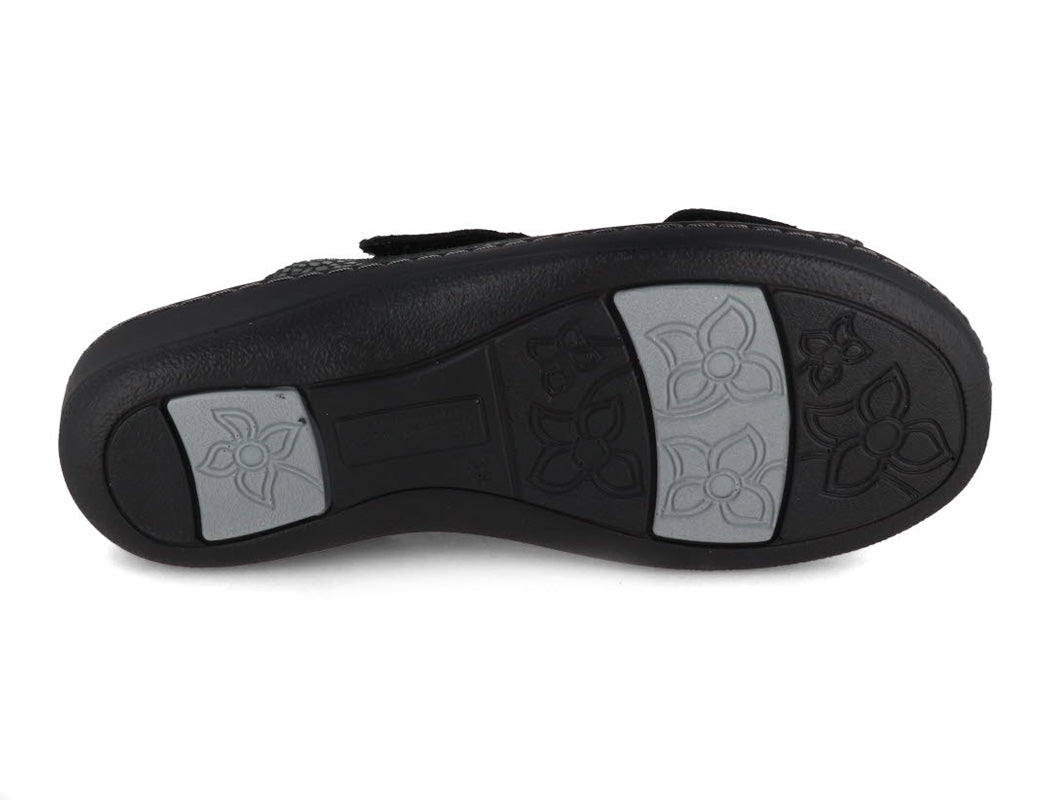 1 HICKERSBERGER-Herbs-Fit-Gel-Women-Hallux-Mules-Vario-charcoal-croco #farbe_Grey