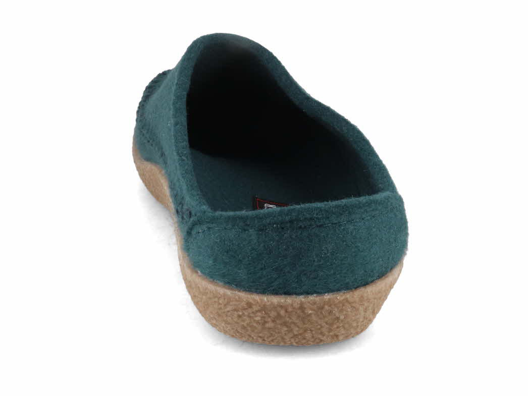 1 HAFLINGER-Men-Women-Clogs-Blizzard-Credo-pine-green #farbe_Green