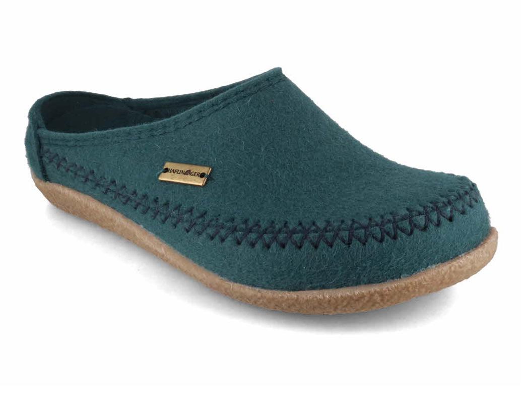 HAFLINGER-Men-Women-Clogs-Blizzard-Credo-pine-green #farbe_Green