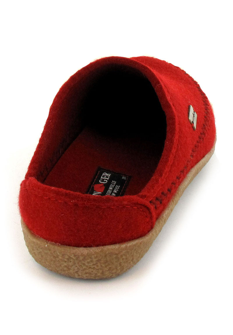 1 HAFLINGER-Clog--Blizzard-Credo-Ruby #farbe_Red