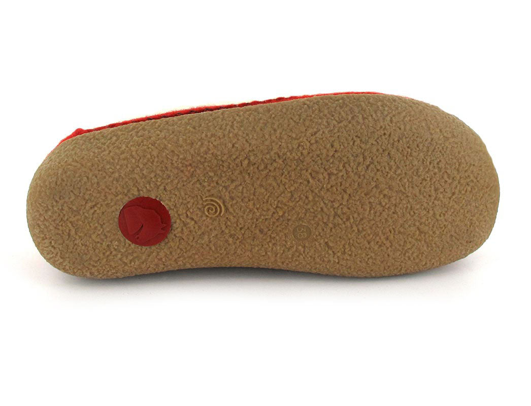 1 HAFLINGER-Clog--Blizzard-Credo-Ruby #farbe_Red