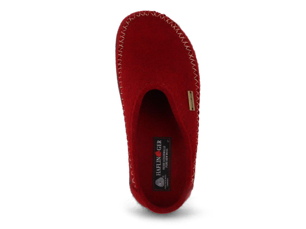 1 HAFLINGER-Clog--Blizzard-Credo-Paprika #farbe_Red
