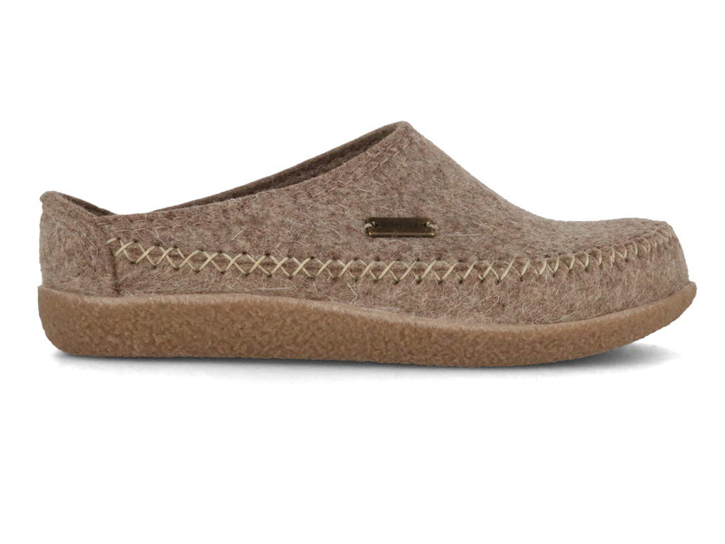 1 HAFLINGER-Men-and-Women-Clogs-Blizzard-Credo-turf #farbe_Beige
