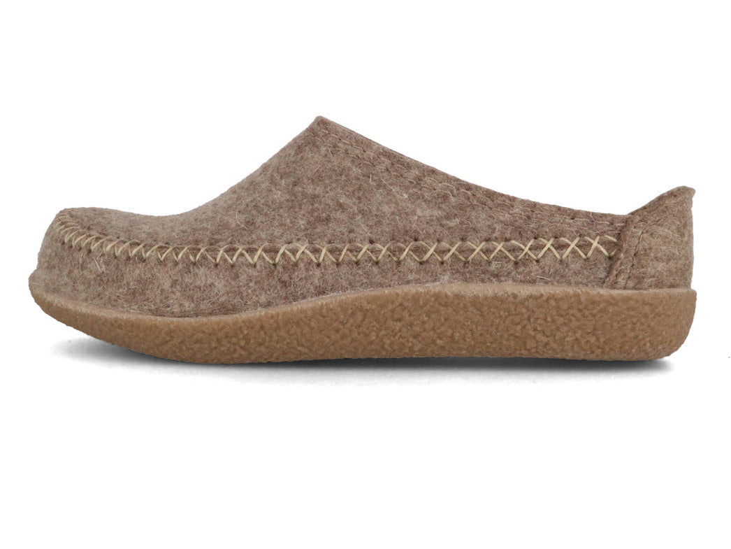 1 HAFLINGER-Men-and-Women-Clogs-Blizzard-Credo-turf #farbe_Beige