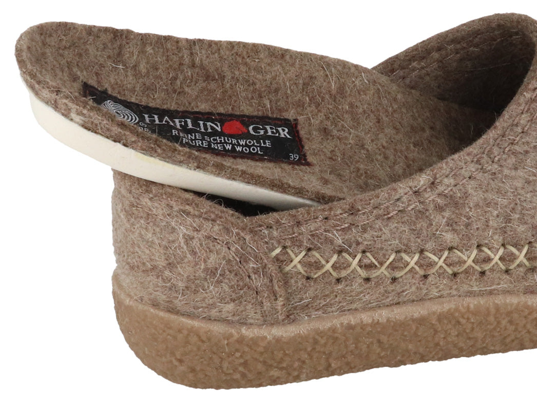1 HAFLINGER-Men-and-Women-Clogs-Blizzard-Credo-turf #farbe_Beige
