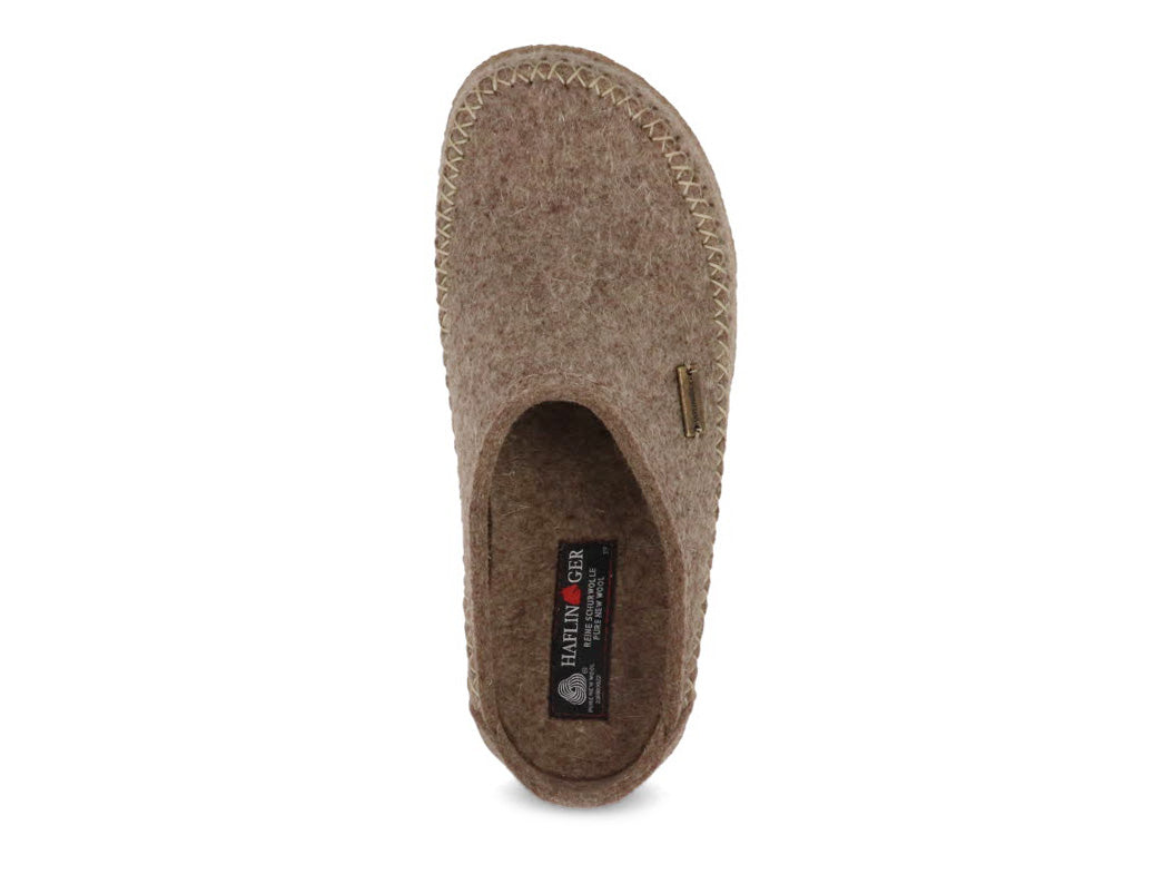 1 HAFLINGER-Men-and-Women-Clogs-Blizzard-Credo-turf #farbe_Beige
