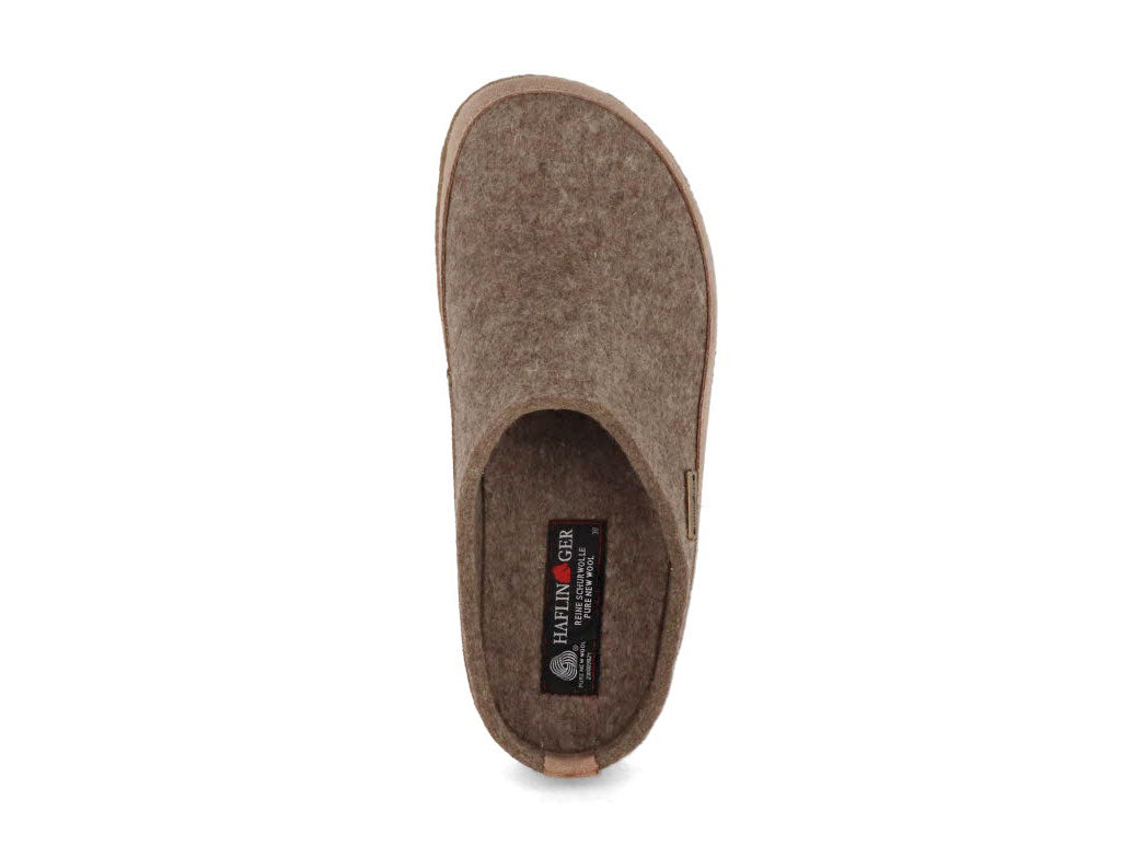 1 HAFLINGER-Clog--Blizzard-Skane-Beige #farbe_Beige