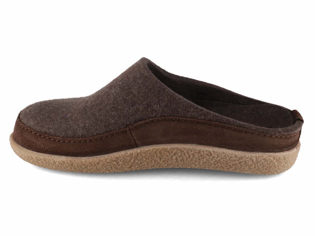 1 HAFLINGER-Men-Women-Clogs-Blizzard-Skane-brown #farbe_Brown