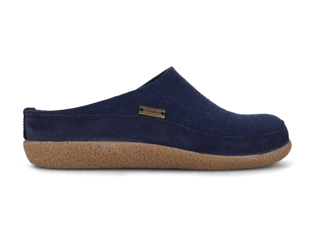 1 HAFLINGER-Men-Women-Clogs-Blizzard-Skane-jeans #farbe_Blue