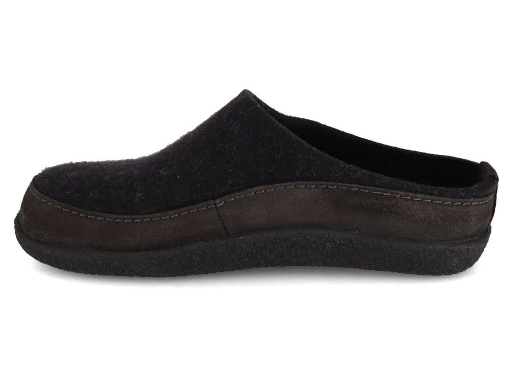 1 HAFLINGER-Clog--Blizzard-Skane-Graphite #farbe_Grey