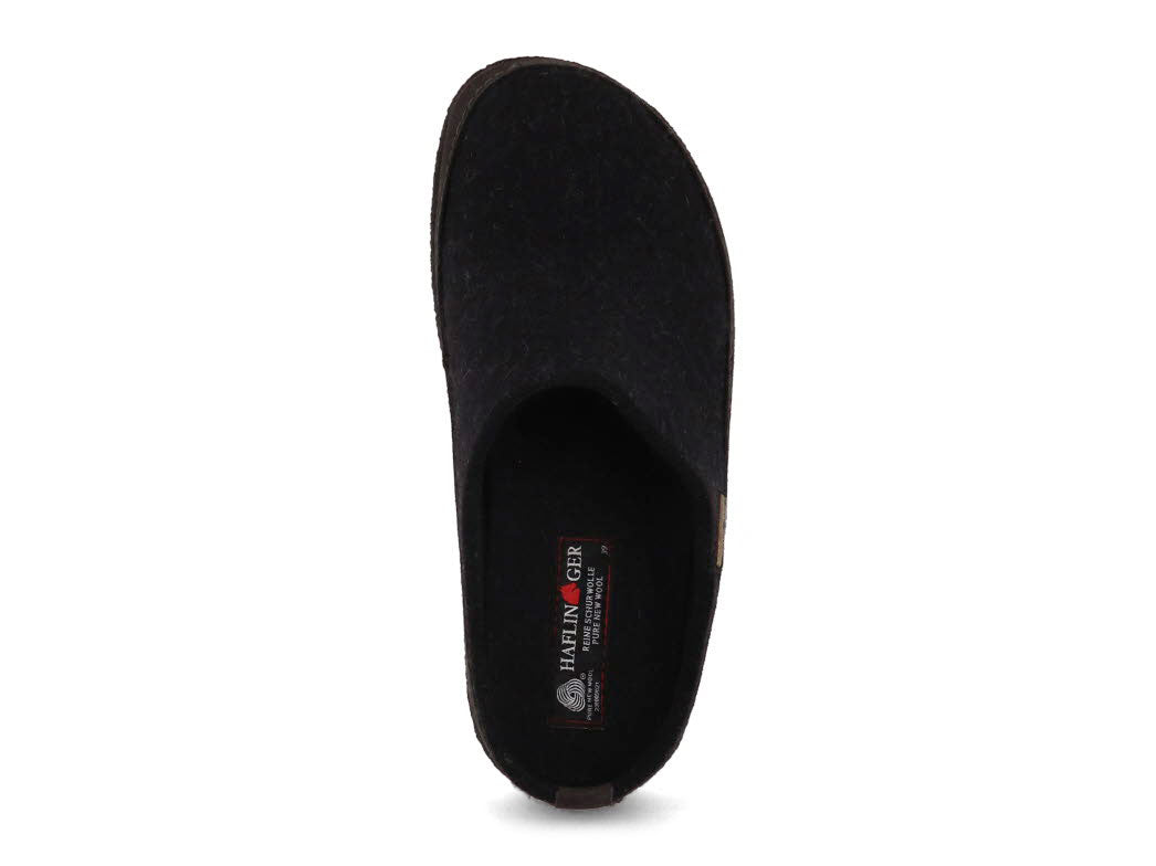 1 HAFLINGER-Clog--Blizzard-Skane-Graphite #farbe_Grey
