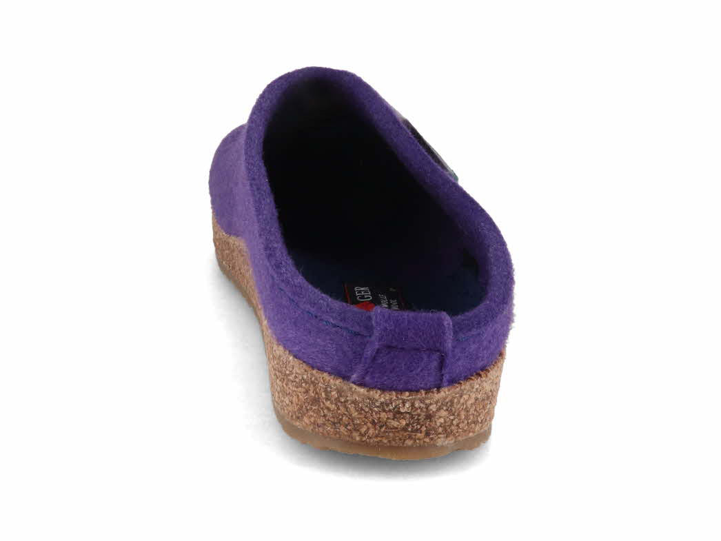 1 HAFLINGER-Women-Clogs-Grizzly-Kanon-purple #farbe_Purple