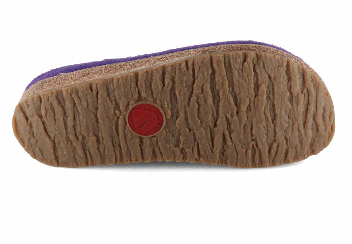 1 HAFLINGER-Women-Clogs-Grizzly-Kanon-purple #farbe_Purple