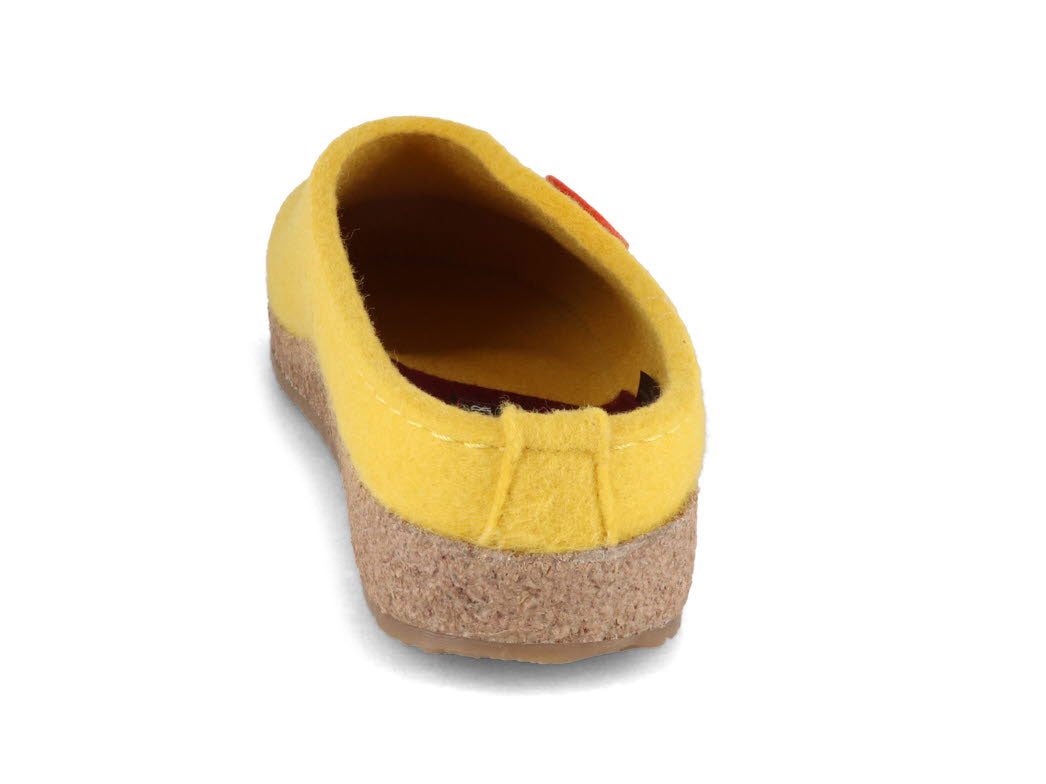 1 HAFLINGER-Women-Felt-Clogs-Grizzly-Kanon-yellow #farbe_Yellow