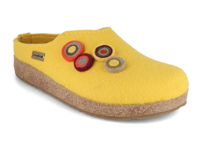 HAFLINGER-Women-Felt-Clogs-Grizzly-Kanon-yellow