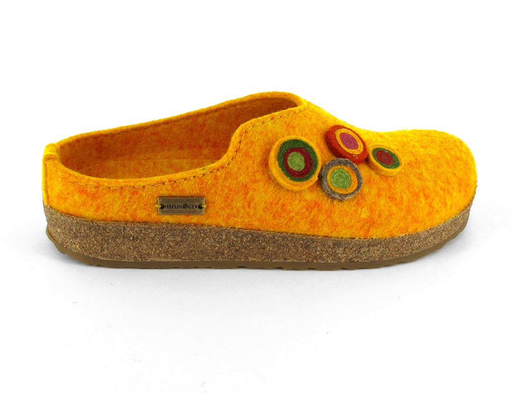 1 HAFLINGER-Womens-Slippers-Grizzly-Kanon-Yellow #farbe_Yellow