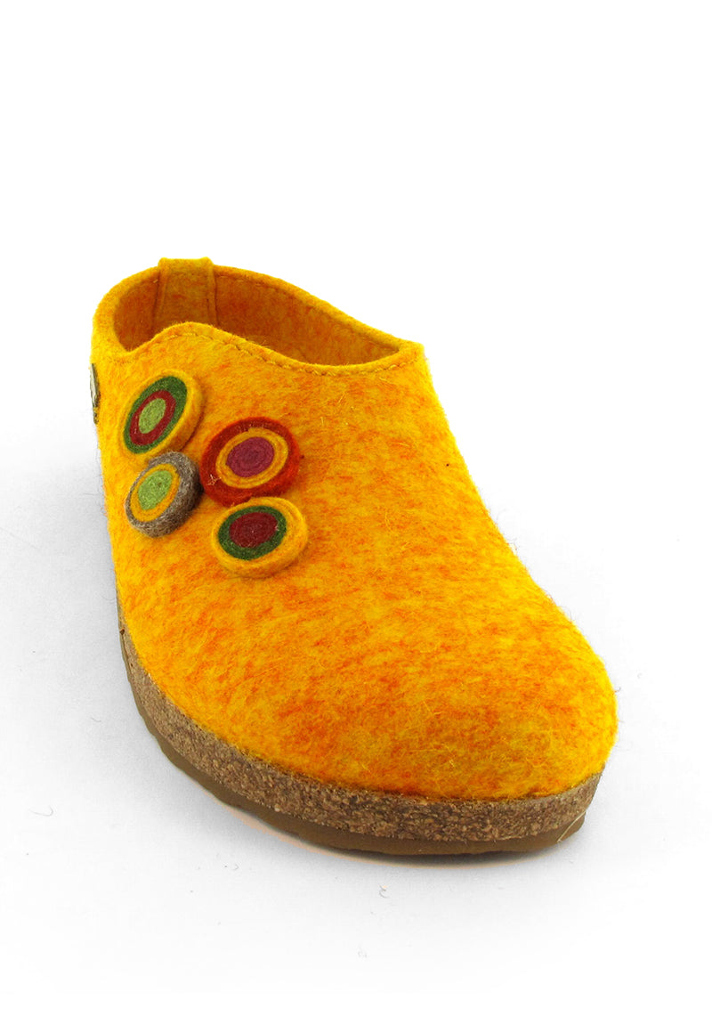 1 HAFLINGER-Womens-Slippers-Grizzly-Kanon-Yellow #farbe_Yellow