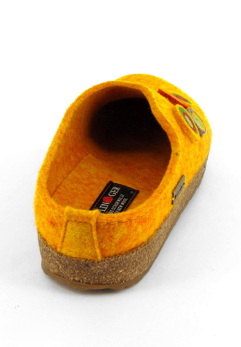 1 HAFLINGER-Womens-Slippers-Grizzly-Kanon-Yellow #farbe_Yellow