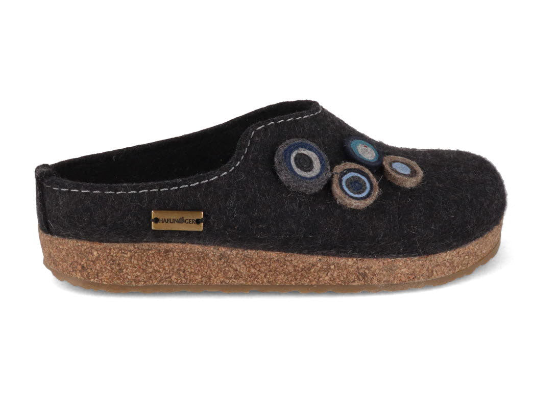 1 HAFLINGER-Clog--Grizzly-Kanon-Graphite #farbe_Grey