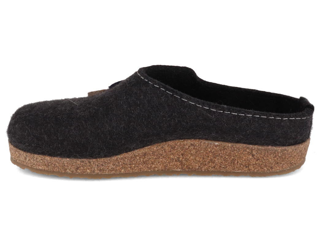 1 HAFLINGER-Clog--Grizzly-Kanon-Graphite #farbe_Grey