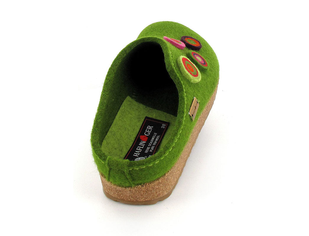 1 HAFLINGER-Clog--Grizzly-Kanon-GrassGreen #farbe_Green