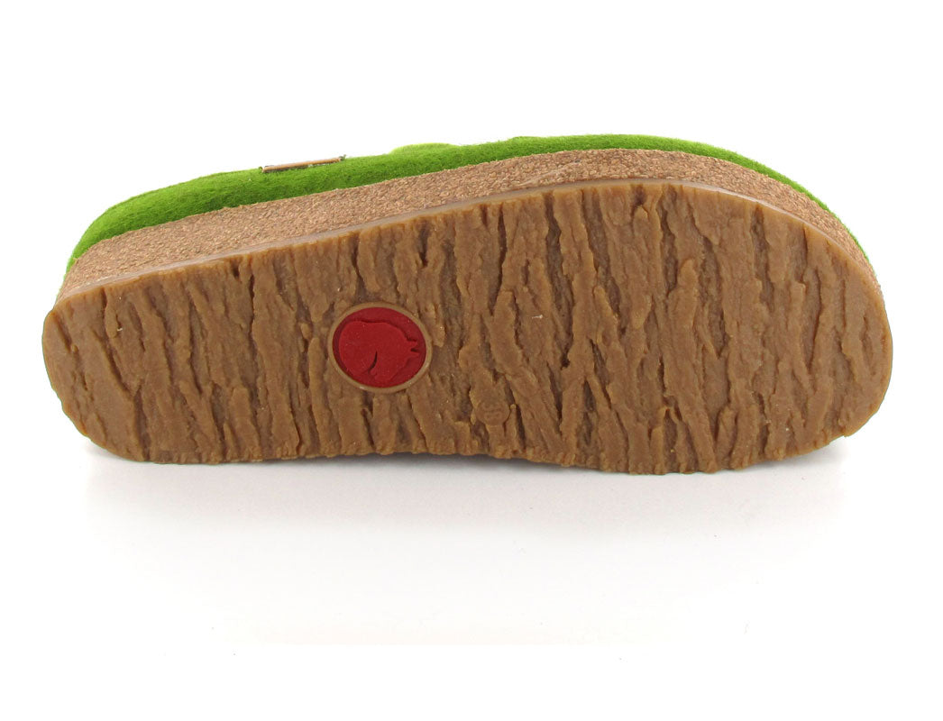 1 HAFLINGER-Clog--Grizzly-Kanon-GrassGreen #farbe_Green