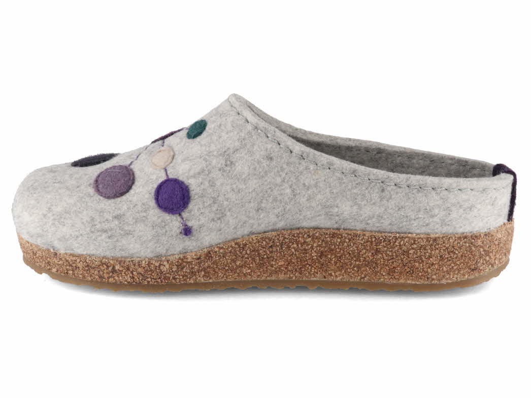 1 HAFLINGER-Women-Clogs-Grizzly-Faible-stone-gray #farbe_Grey