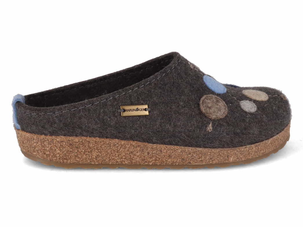 1 HAFLINGER-Clog--Grizzly-Faible-Anthracite #farbe_Anthrazit