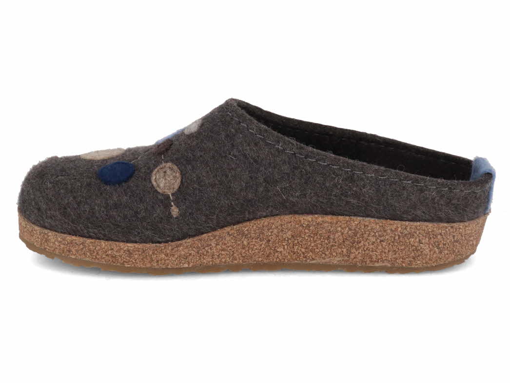 1 HAFLINGER-Clog--Grizzly-Faible-Anthracite #farbe_Anthrazit