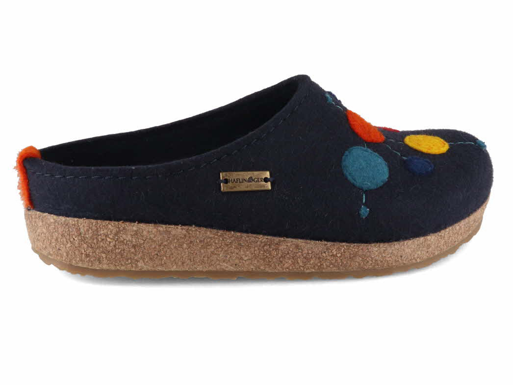 1 HAFLINGER-Women-Clogs-Grizzly-Faible-marine #farbe_Blue