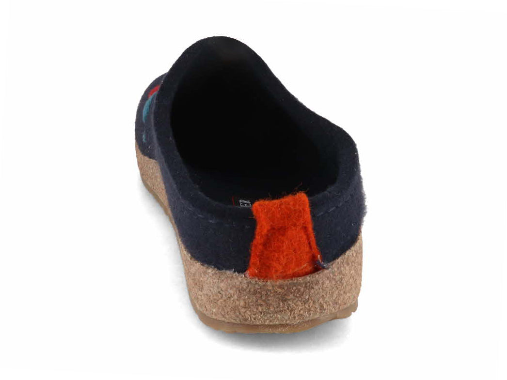 1 HAFLINGER-Women-Clogs-Grizzly-Faible-marine #farbe_Blue