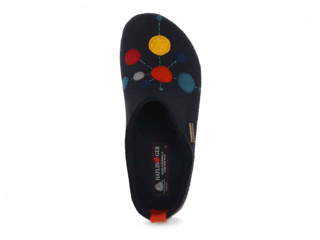 1 HAFLINGER-Women-Clogs-Grizzly-Faible-marine #farbe_Blue