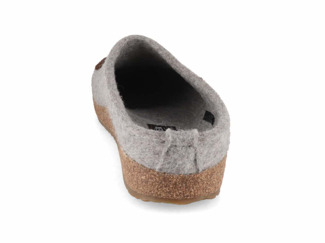 1 HAFLINGER-Women-Felt-Clogs-Grizzly-Cavallo-stone-gray #farbe_Grey