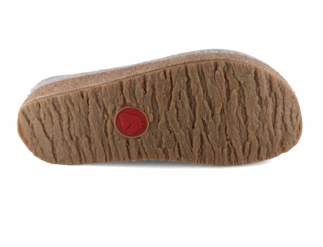 1 HAFLINGER-Women-Felt-Clogs-Grizzly-Winterbird-stone-gray #farbe_Grey