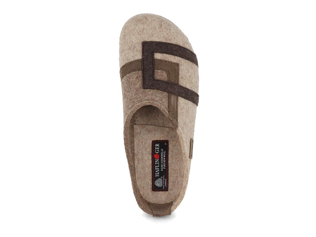 1 HAFLINGER-Women-Felt-Clogs-Grizzly-Lu-beige #farbe_Beige