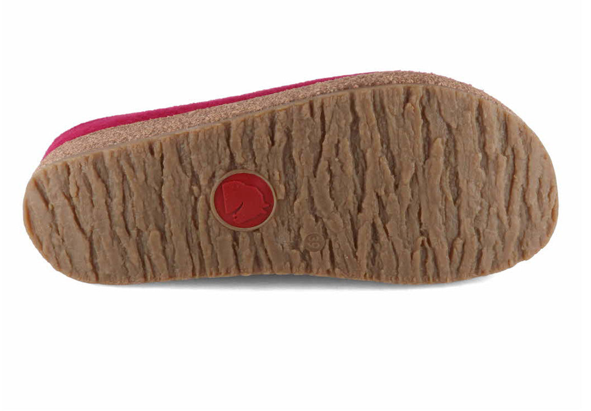 1 HAFLINGER-Women-Felt-Clogs-Grizzly-Cuoricino-port #farbe_Red