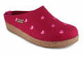 HAFLINGER-Women-Felt-Clogs-Grizzly-Cuoricino-port #farbe_Red