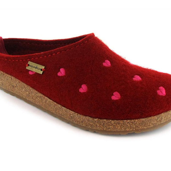 Haflinger heart clogs sales