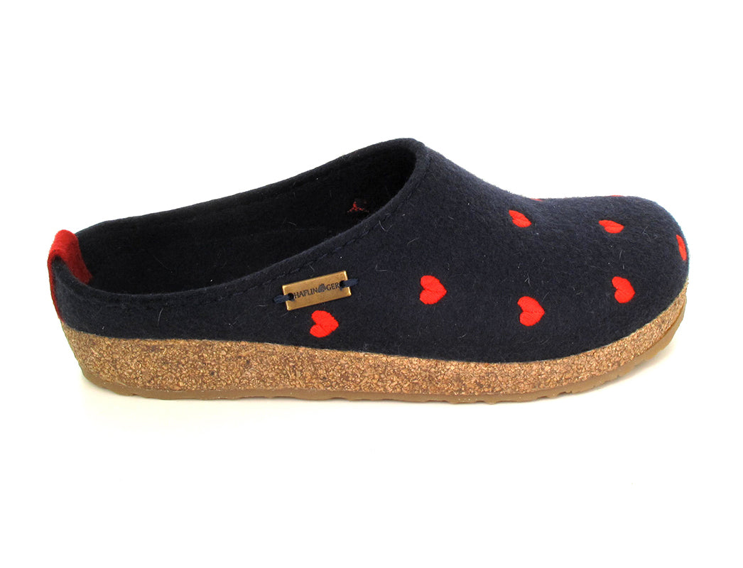 1 HAFLINGER-Clog--Grizzly-Cuoricino-Midnight-Blue #farbe_Blue