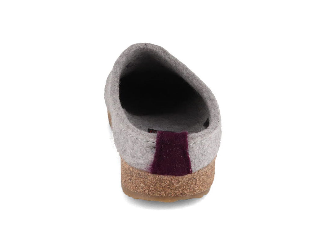 1 HAFLINGER-Clog--Grizzly-Cuoricino-Stone-Gray #farbe_Grey