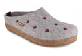 HAFLINGER-Clog--Grizzly-Cuoricino-Stone-Gray #farbe_Grey