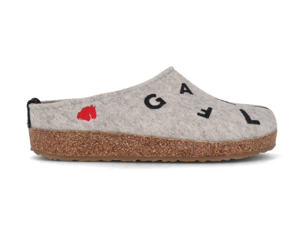 1 HAFLINGER-Women-Clogs-Grizzly-Letter-stonegray #farbe_Gray