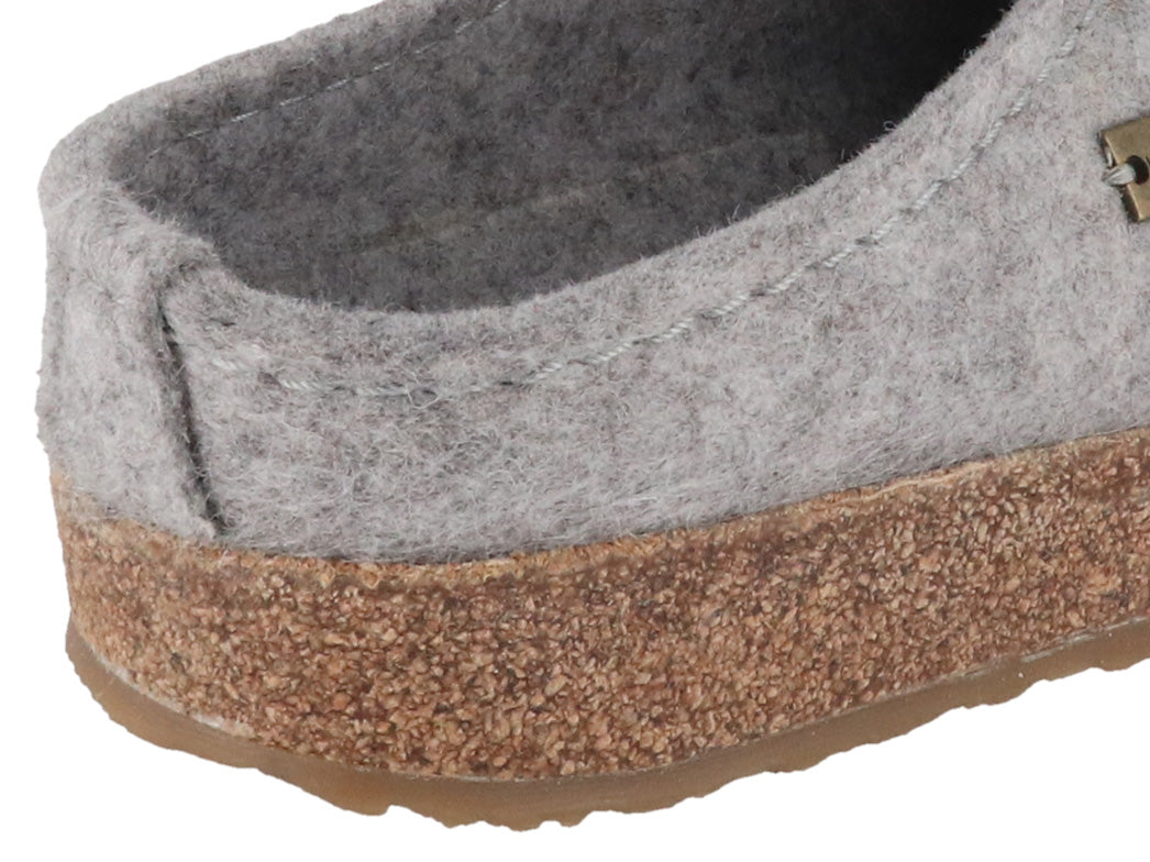 1 HAFLINGER-Women-Felt-Clogs-Grizzly-Melody-stone-gray #farbe_Gray