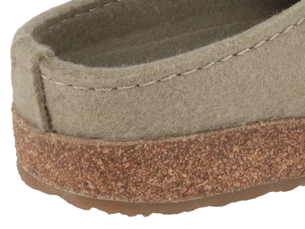1 HAFLINGER-Women-Felt-Clogs-Grizzly-Mikado-sahara #farbe_Green
